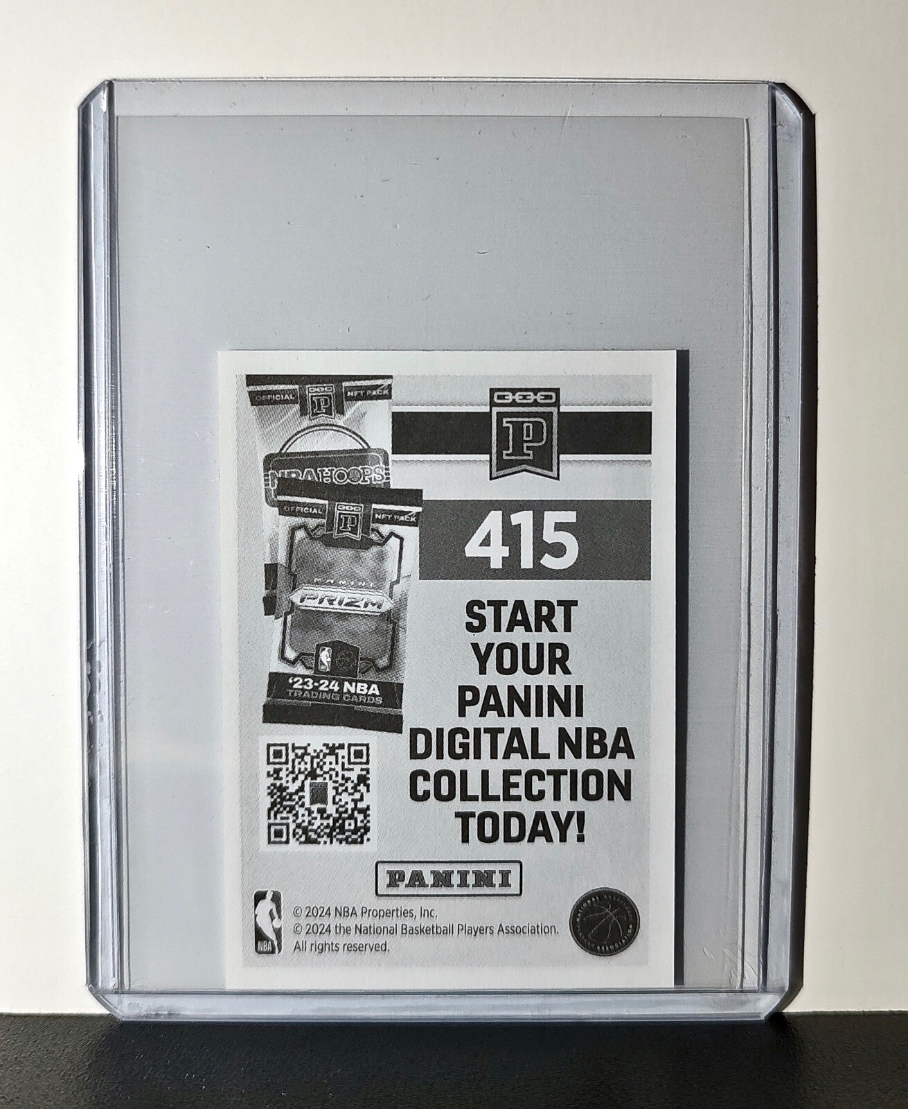 Isaiah Hartenstein 2024-25 Panini NBA #415 Sticker Card Oklahoma City Thunder