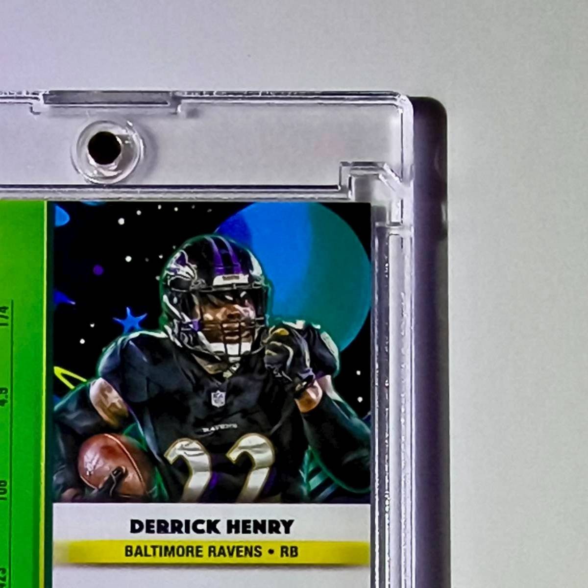 Derrick Henry 2025 NFL Topps Chrome Cosmic Refractor #8 Football Card Ravens