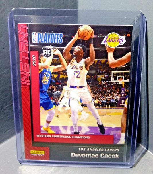 Devontae Cacok 2019-20 Panini NBA Instant Lakers #233 Basketball Card 1 of 340