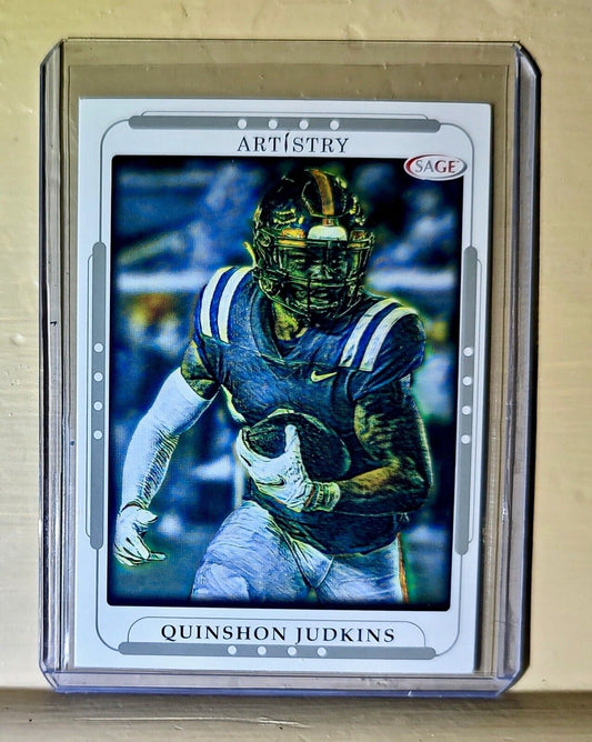 Quinshon Judkins 2023 SAGE Artistry Football #103 Card