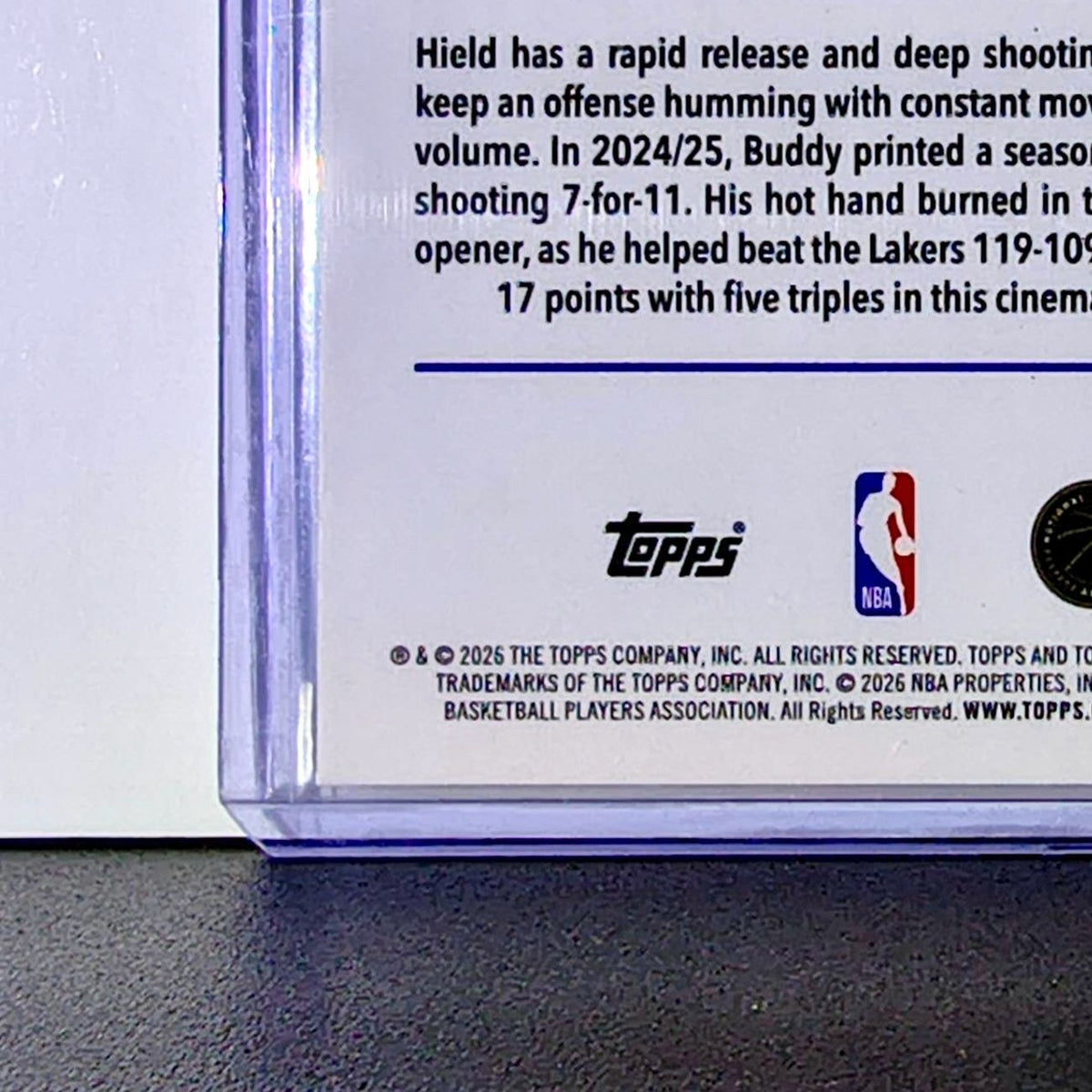 Buddy Hield 2025-26 NBA Topps Chrome Update X-Fractor #99 Card State Warriors
