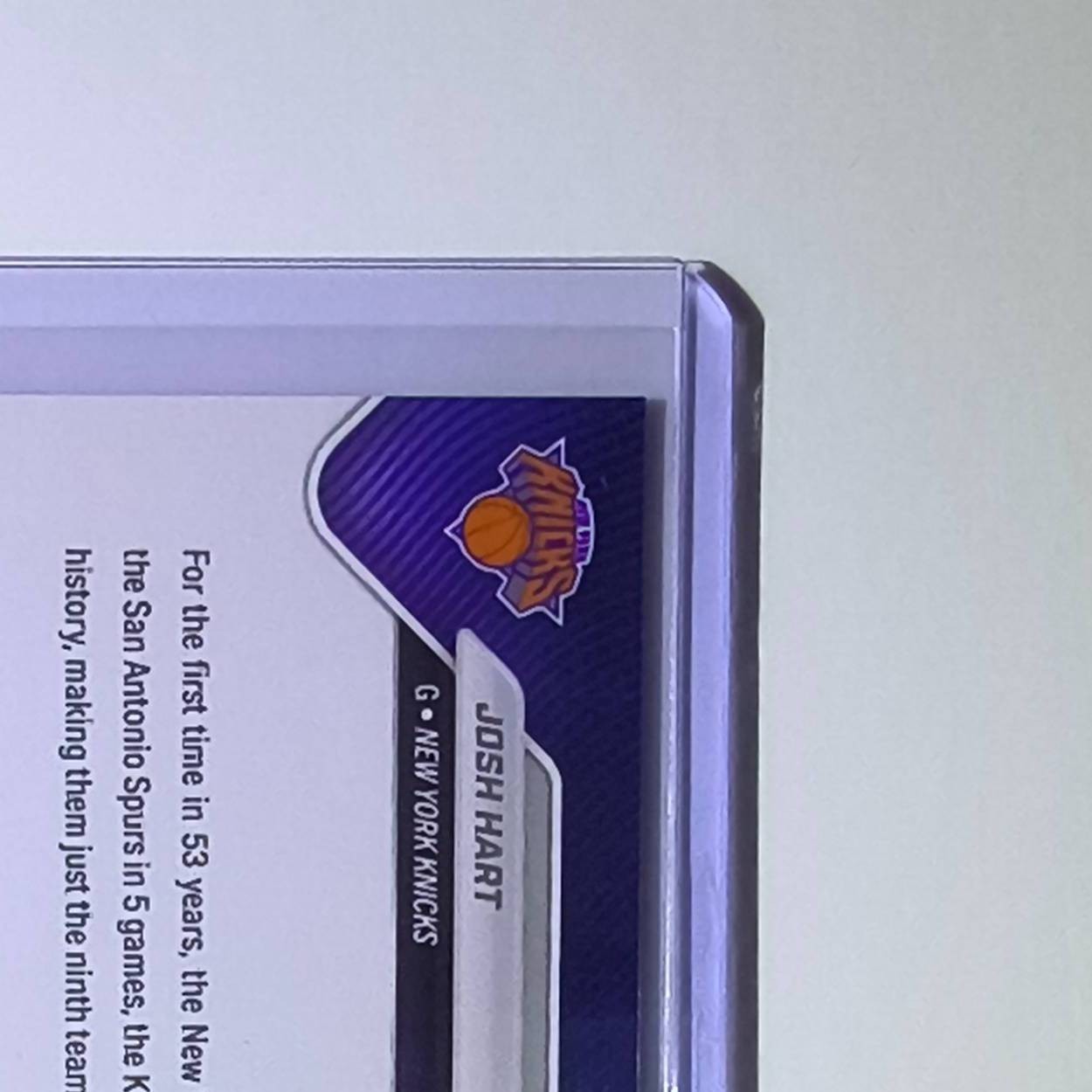 Josh Hart 2026 Topps Now NBA Champions #C2 Card New York Knicks