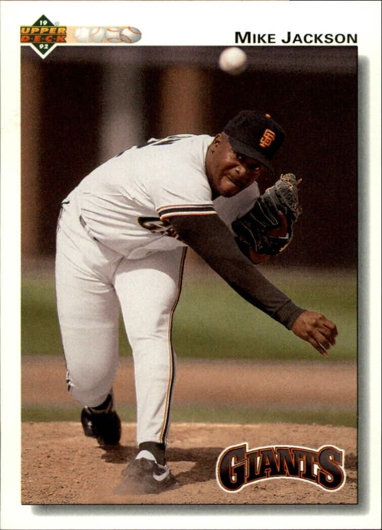 Mike Jackson 1992 Upper Deck MLB #738 Baseball Card San Francisco Giants
