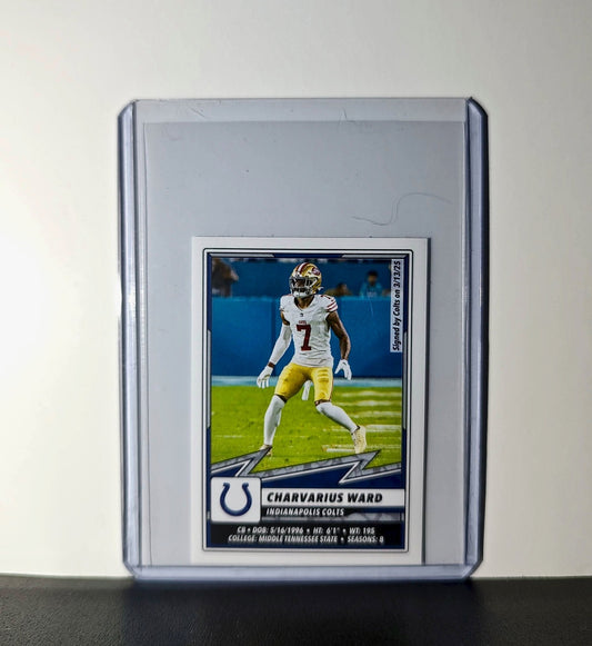 Charvarius Ward 2025 Panini NFL #195 Sticker Indianapolis Colts