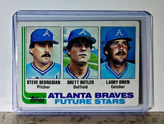 Bedrosian / Butler / Owen 1982 Topps Future Stars MLB #502 Card Atlanta Braves