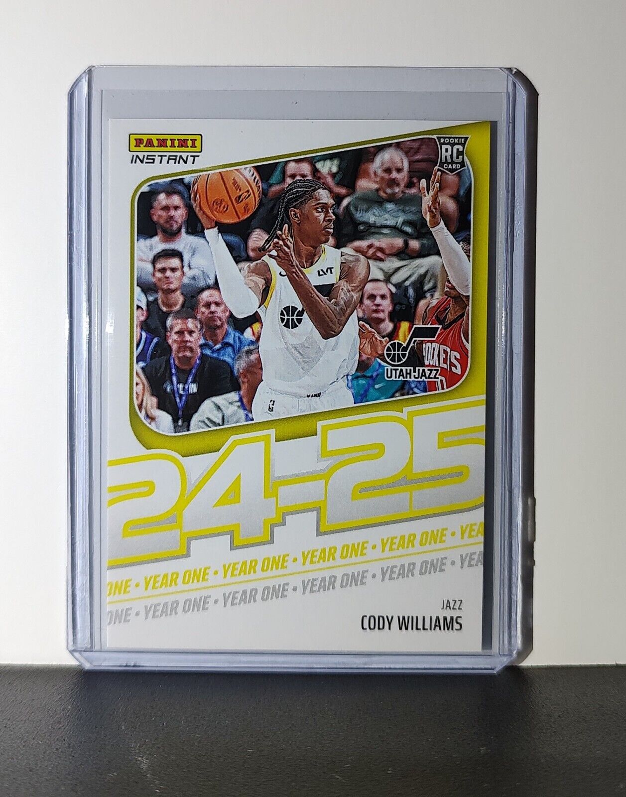 Cody Williams Rookie Card 2024-25 Panini Year One #10 Basketball Utah Jazz 1/613