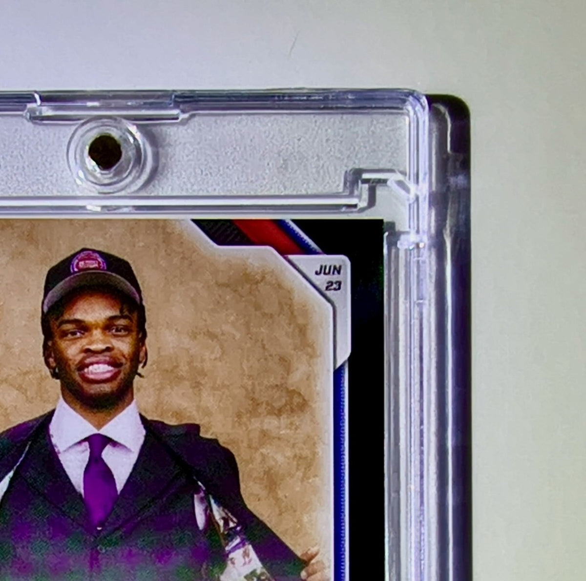 Ebuka Okorie 2026 Rookie NBA Topps Draft #EOK2-A Autograph Card Pistons 09/10