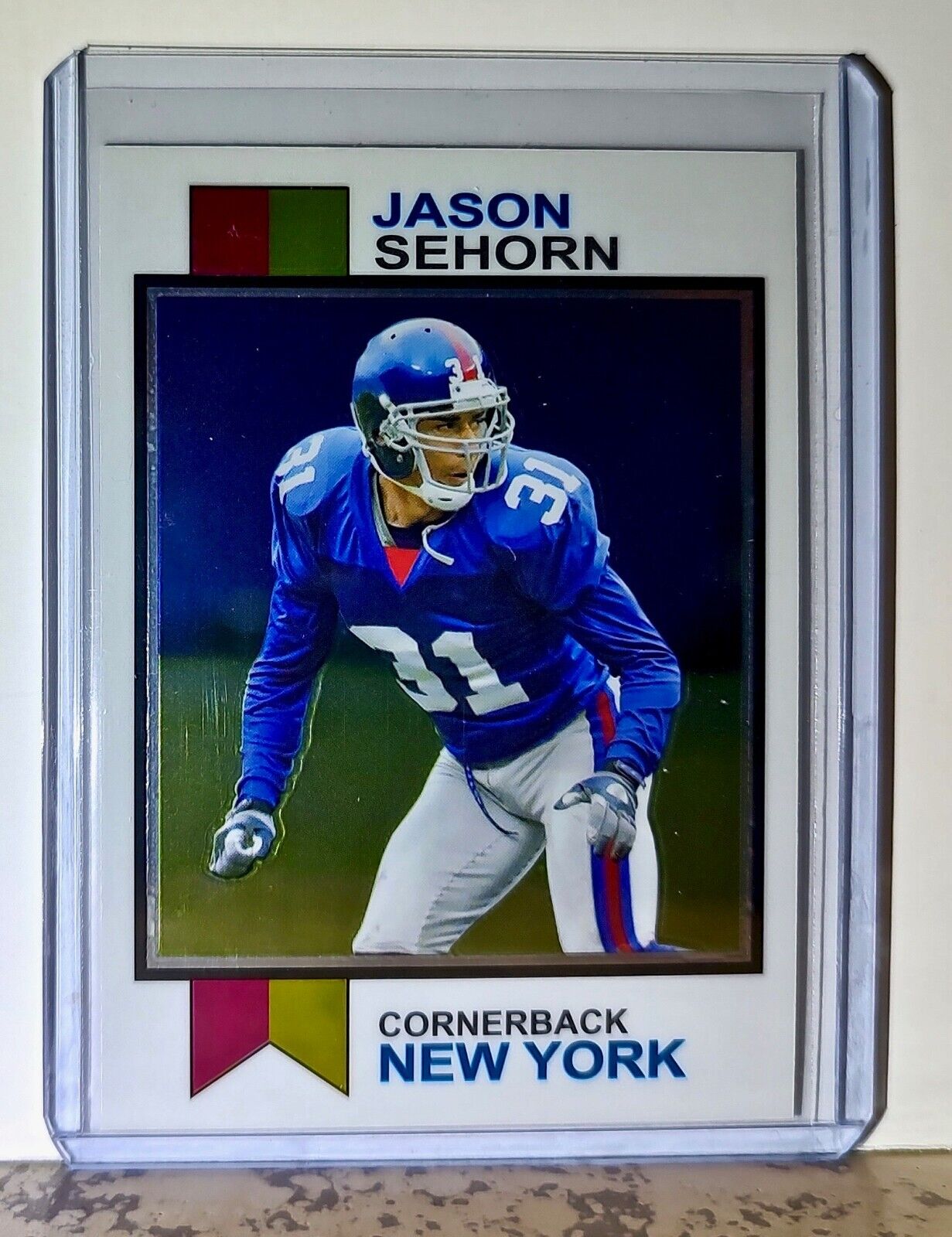 Jason Sehorn 2023 Topps 1973 NFL #1973-20 Football Card New York Giants