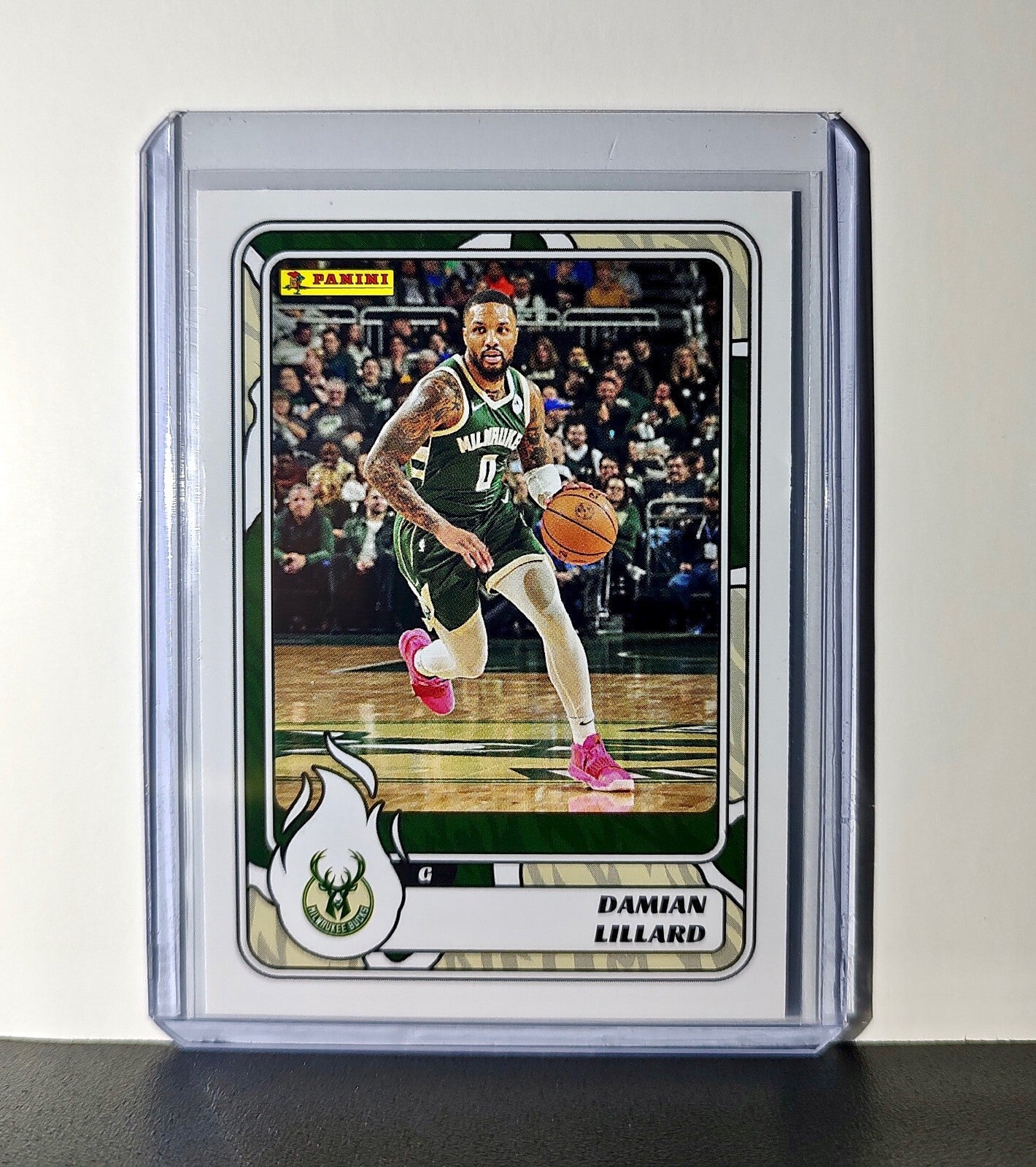 Damian Lillard 2024-25 Panini NBA #23 Sticker Card Milwaukee Bucks