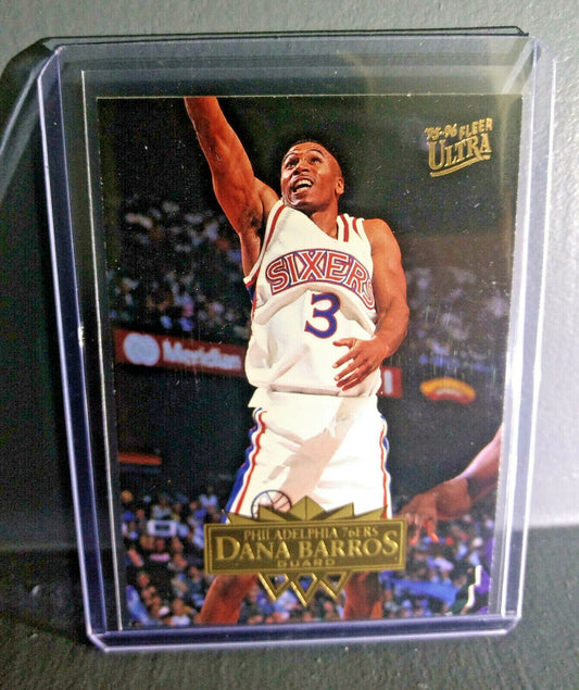 1995-96 Dana Barros Fleer Ultra #131 Basketball Card