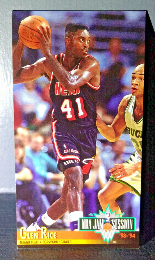 1993-94 Glen Rice #114 Fleer NBA Jam Session Basketball Card 