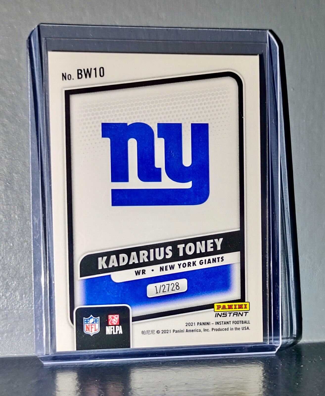 Kadarius Toney 2021 Panini NFL Black and White Rookies #10 Card 1/2728