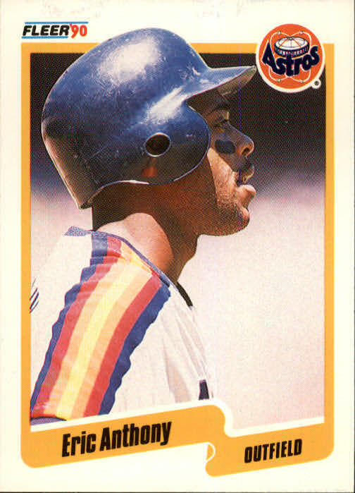 1990 Eric Anthony Fleer Baseball Card #222