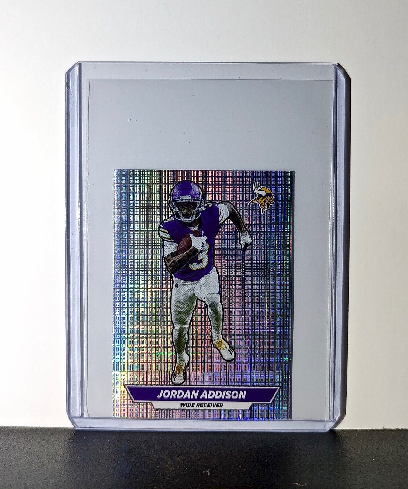 Jordan Addison 2024 Panini NFL Sticker #410 Foil Minnesota Vikings