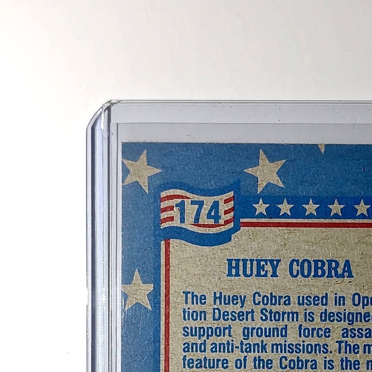 Huey Cobra 1991 Topps Desert Storm #174 Card