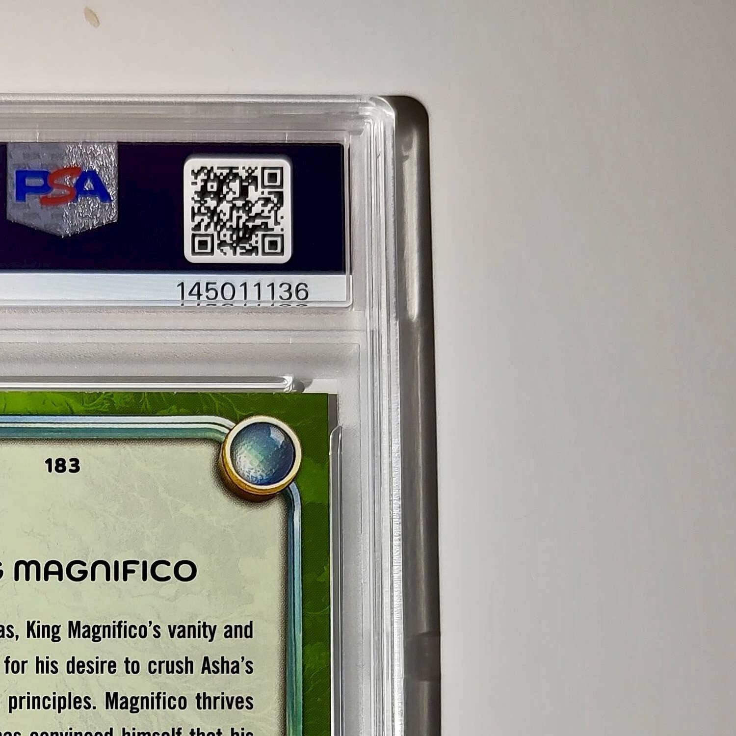 King Magnifico 2025 Topps Disney #183 Card Wish PSA 10 Gem