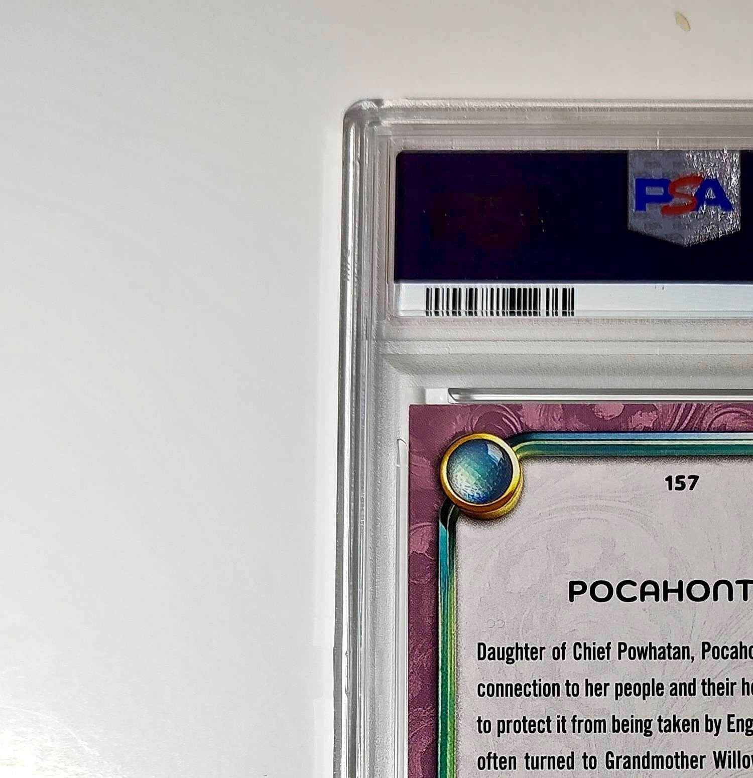 Pocahontas 2025 Topps Disney Cartoon Princess #157 Card Pocahontas PSA 10