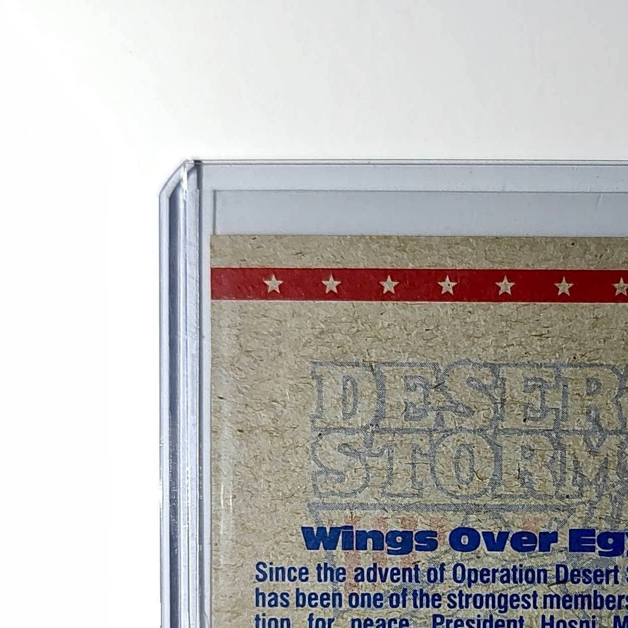 Wings Over Egypt 1991 Topps Desert Storm #31 Card
