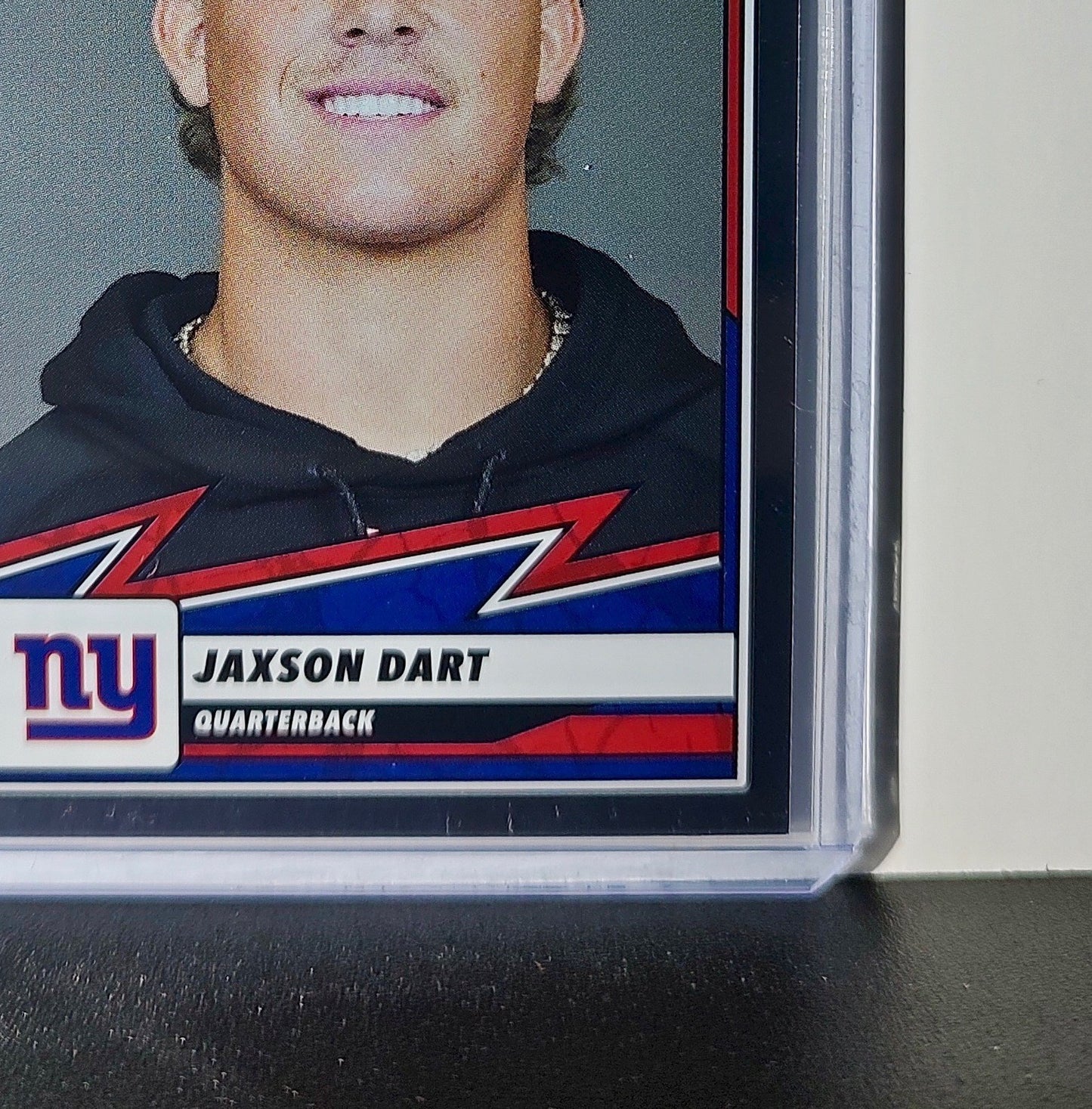 Jaxson Dart Rookie 2025 Panini NFL #81 Foil Sticker Card New York Giants