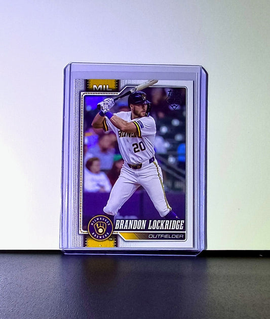 Brandon Lockridge 2026 Topps Update MLB #US109 Card Milwaukee Brewers