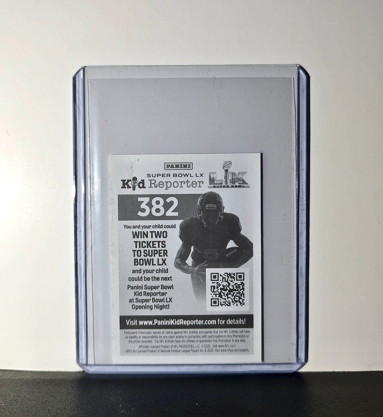 Sam LaPorta 2025 Panini NFL #382 Sticker Detroit Lions