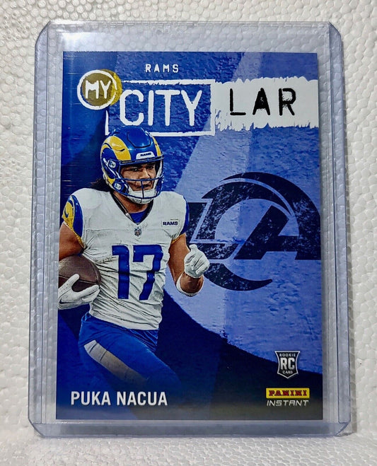 Puka Nacua 2023 Panini NFL #29 My City Football Card Los Angeles Rams 1/344