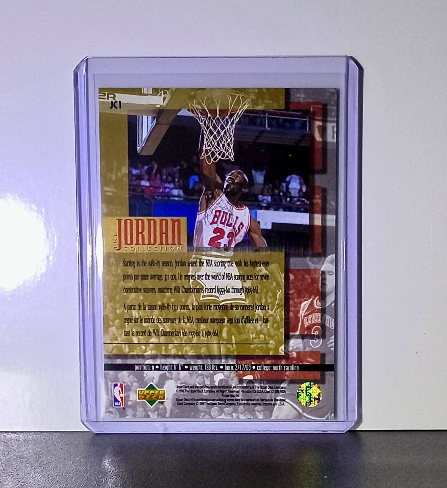 Michael Jordan 1995-96 Upper Deck Collector's Choice Basketball Chicago Bulls