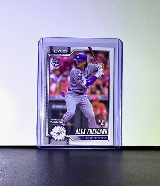 Alex Freeland Rookie 2026 Topps Update MLB #US64 Card Los Angeles Dodgers
