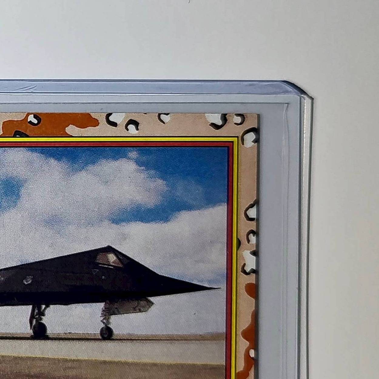 F-117A Stealth Fighter 1991 Topps Desert Storm #21 Card