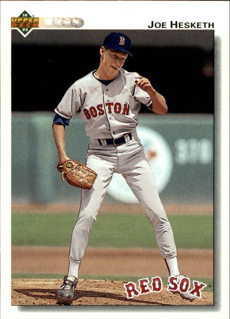Joe Hesketh 1992 Upper Deck MLB #570 Baseball Card Boston Red Sox