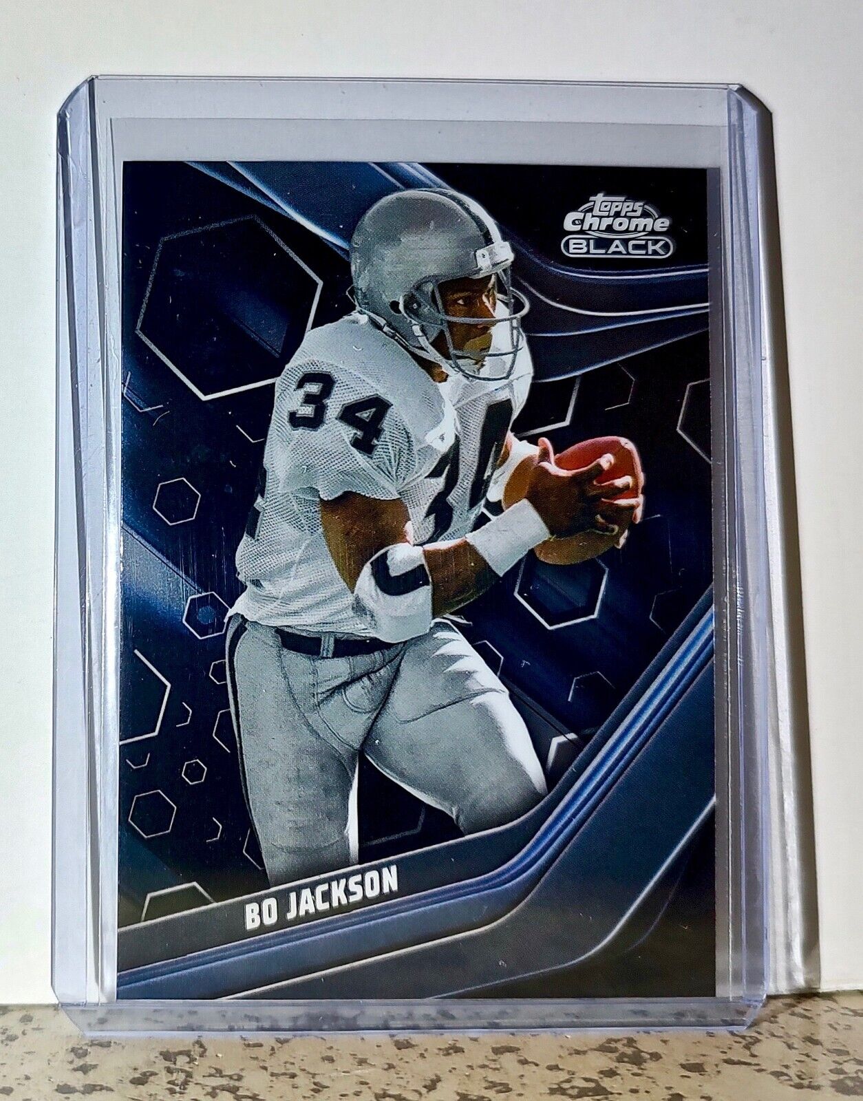 Bo Jackson 2023 Topps Chrome Black NFL #136 Football Card Los Angeles Raiders