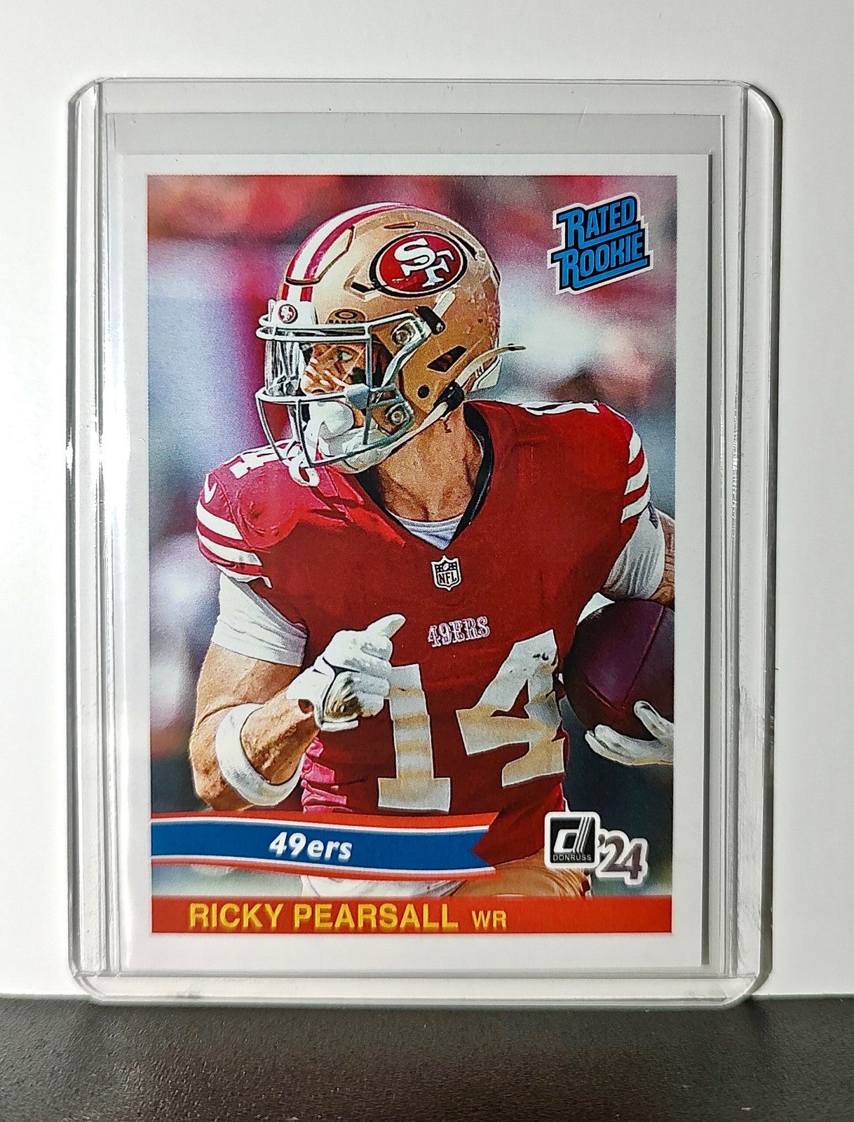 Ricky Pearsall Rookie 2024 Panini Rated Rookie Retro NFL #31 SF 49ers 1 of 890