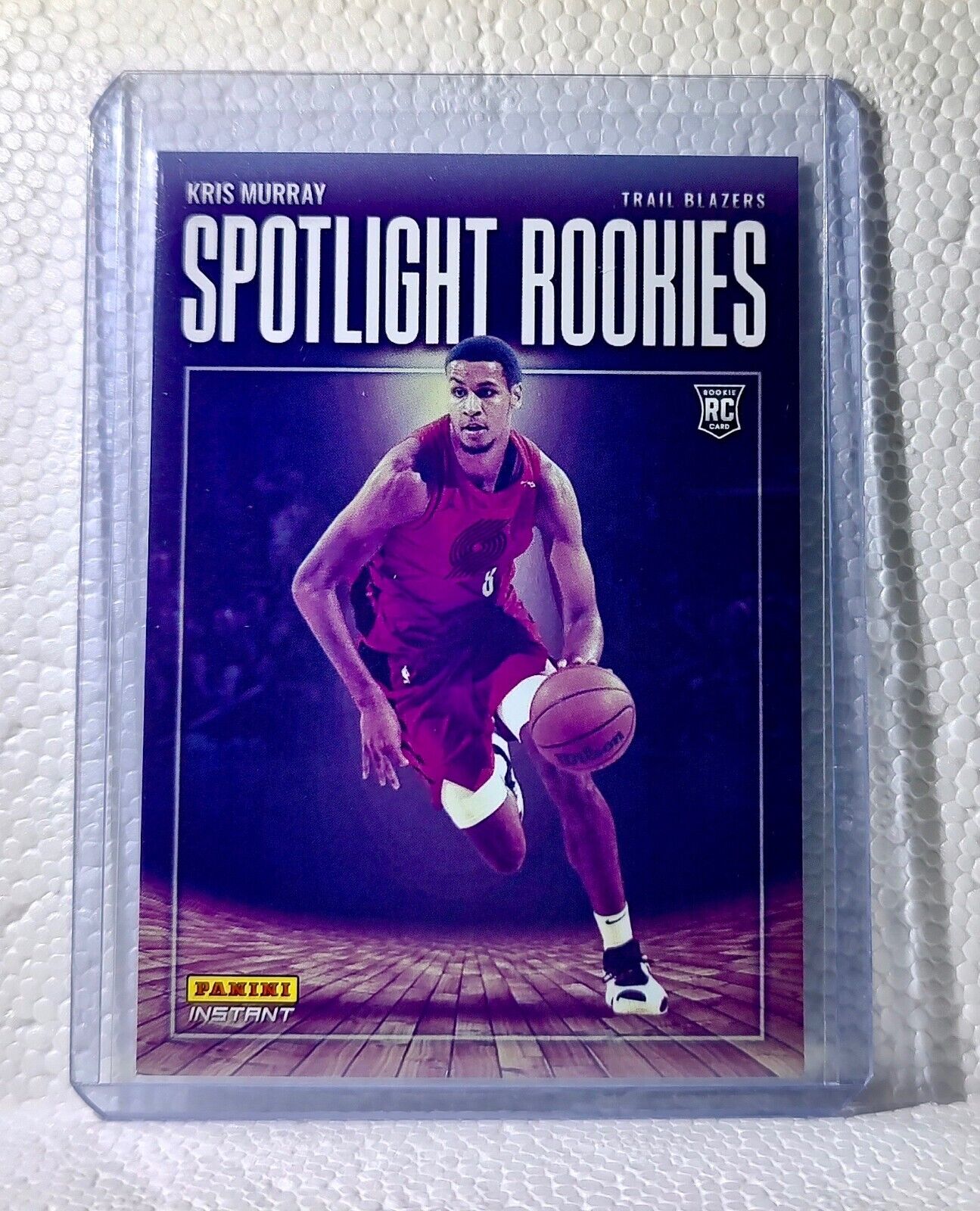 Kris Murray 2023-24 Panini #23 NBA Spotlight Rookies Card Trail Blazers 1/209