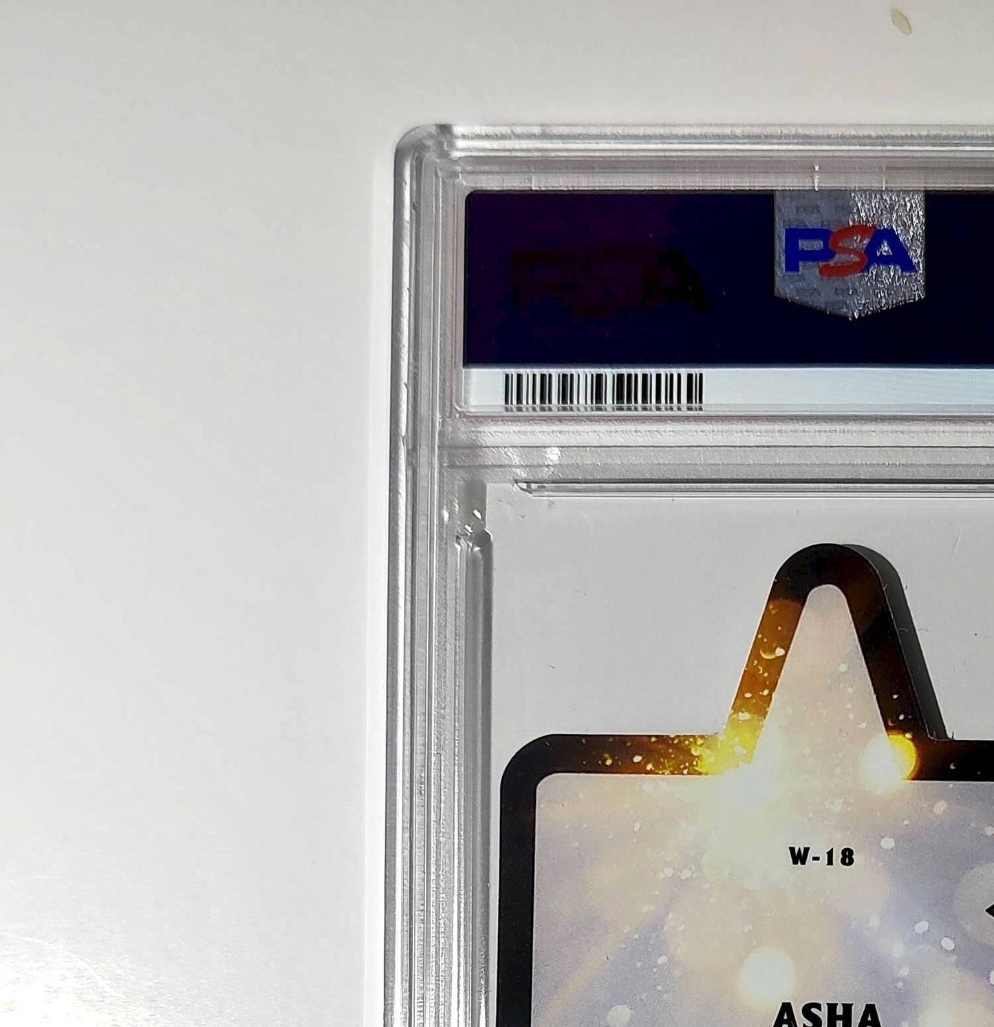 Asha 2025 Topps Chrome Disney #W-18 Wish Upon A Star Die Cut Card Wish PSA 10
