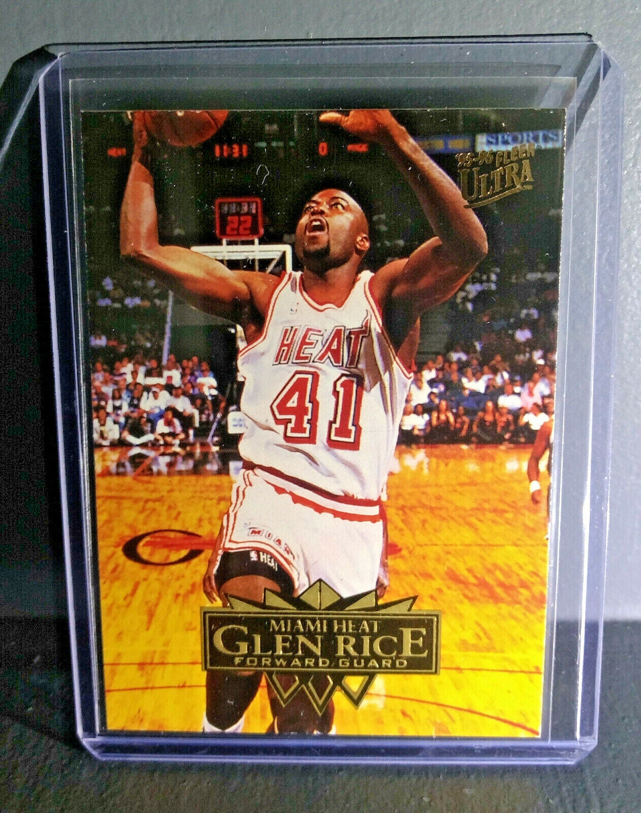 1995-96 Glen Rice Fleer Ultra #98 Basketball Card