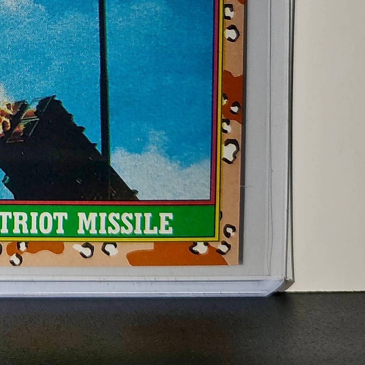 The Patriot Missile 1991 Topps Desert Storm #48 Card