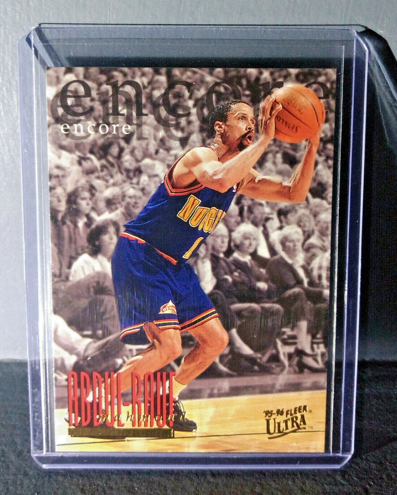 1995-96 Mahmoud Abdul-Rauf #299 Ultra Encore Basketball Card 