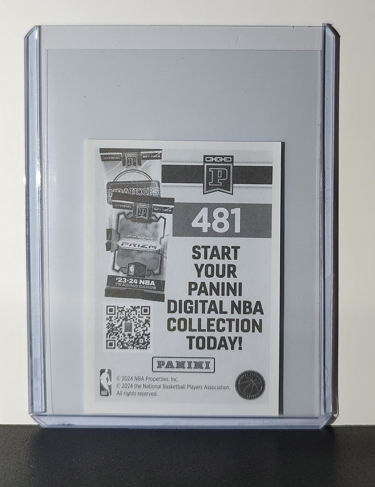 Walker Kessler 2024-25 Panini NBA #481 Sticker Card Utah Jazz