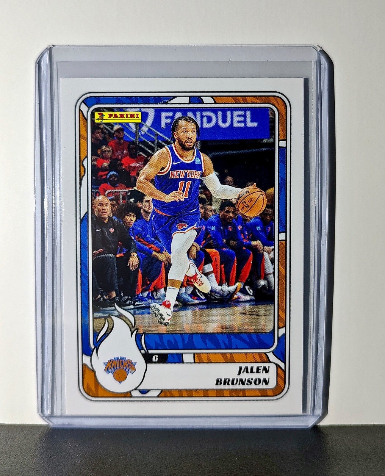 Jalen Brunson 2024-25 Panini NBA #14 Sticker Card New York Knicks