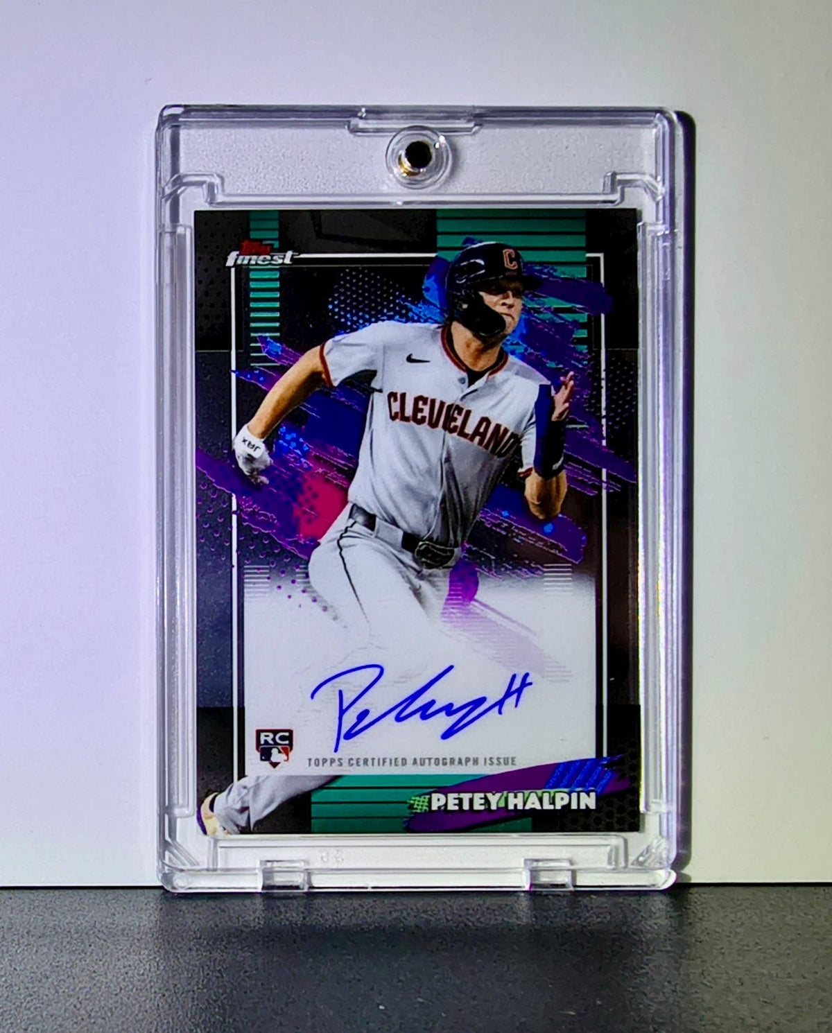 Petey Halpin Rookie 2026 MLB Topps Finest #FA-PH Autograph Card Guardians