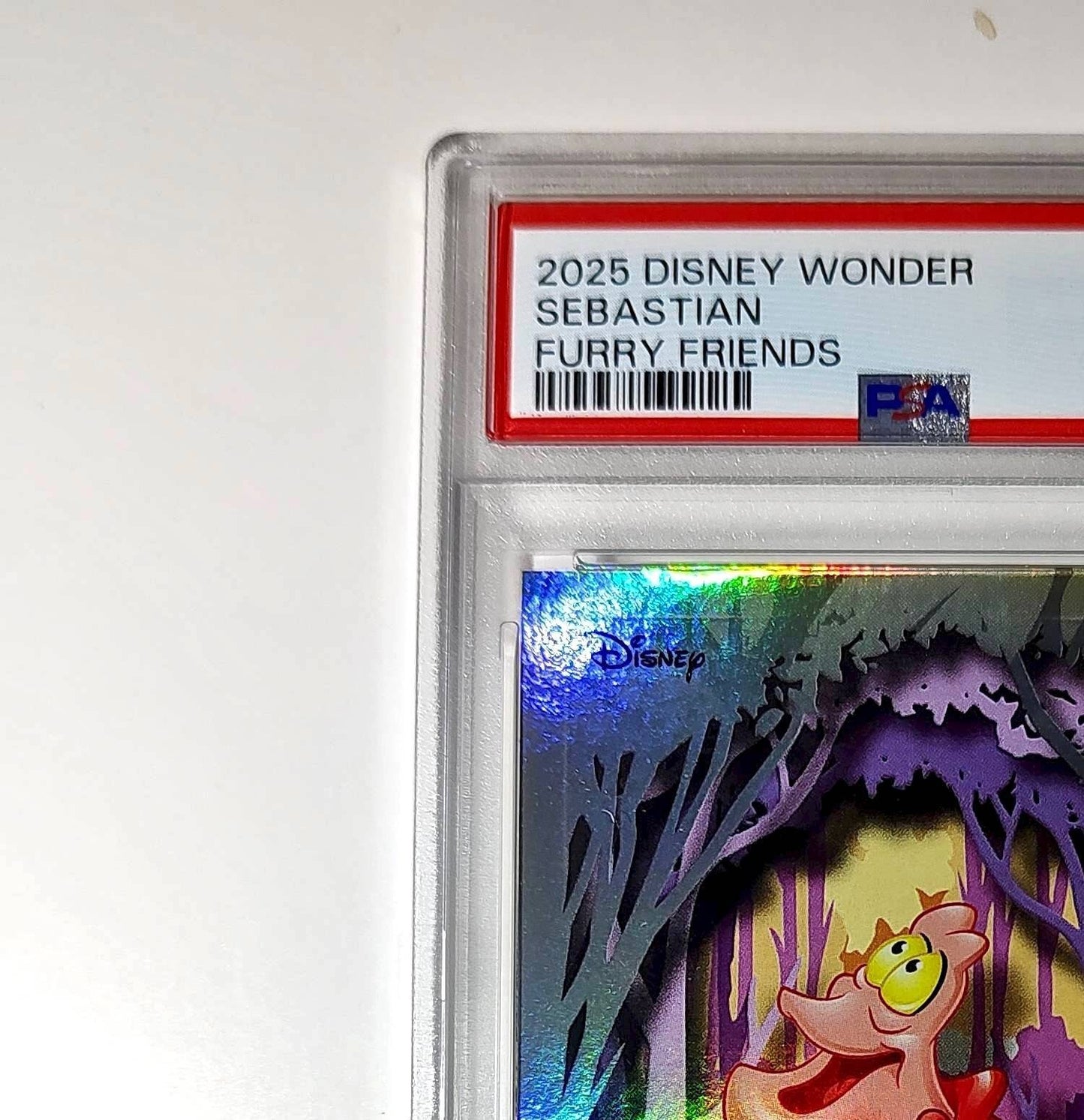 Sebastian 2025 Topps Disney #FF-10 Furry Friends Card The Little Mermaid PSA 8