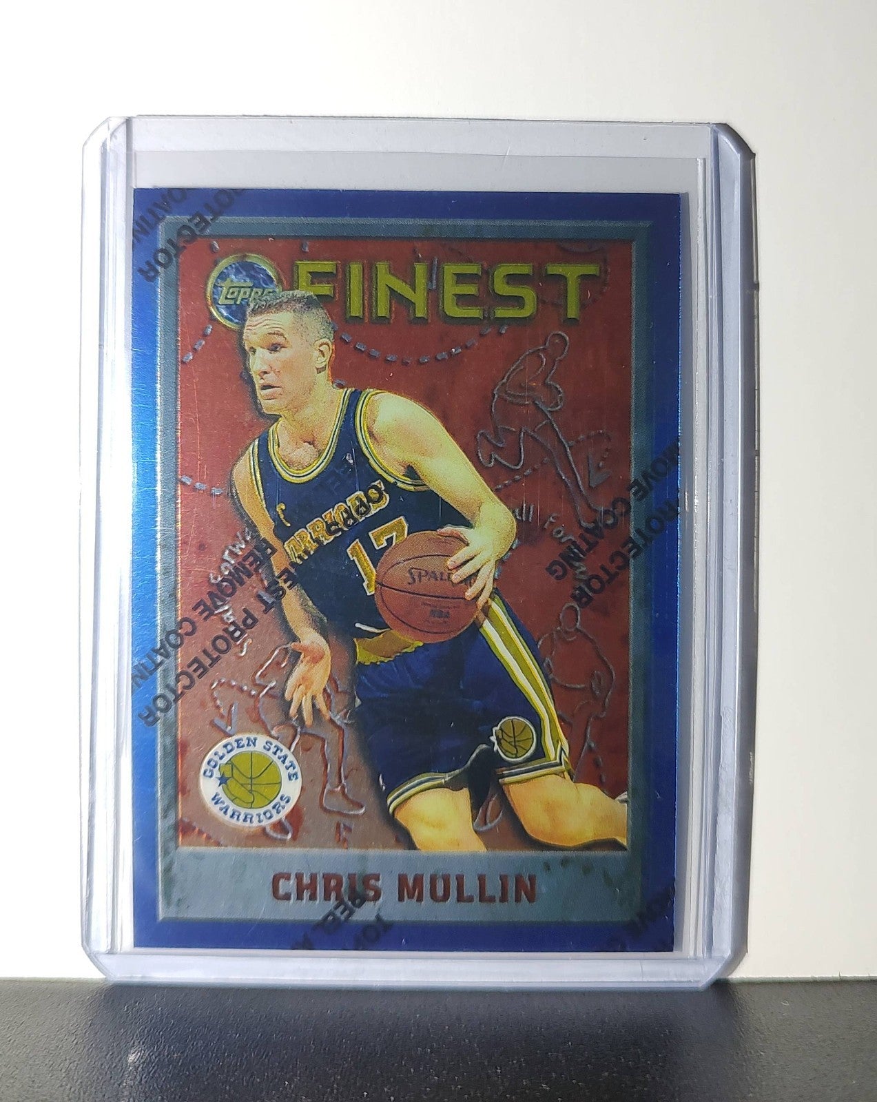 Chris Mullin 1995-96 Topps Finest NBA #246 Card Warriors