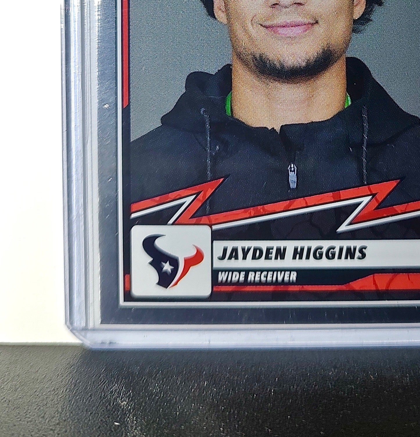 Jayden Higgins Rookie 2025 Panini NFL #82 Foil Sticker Card Houston Texans