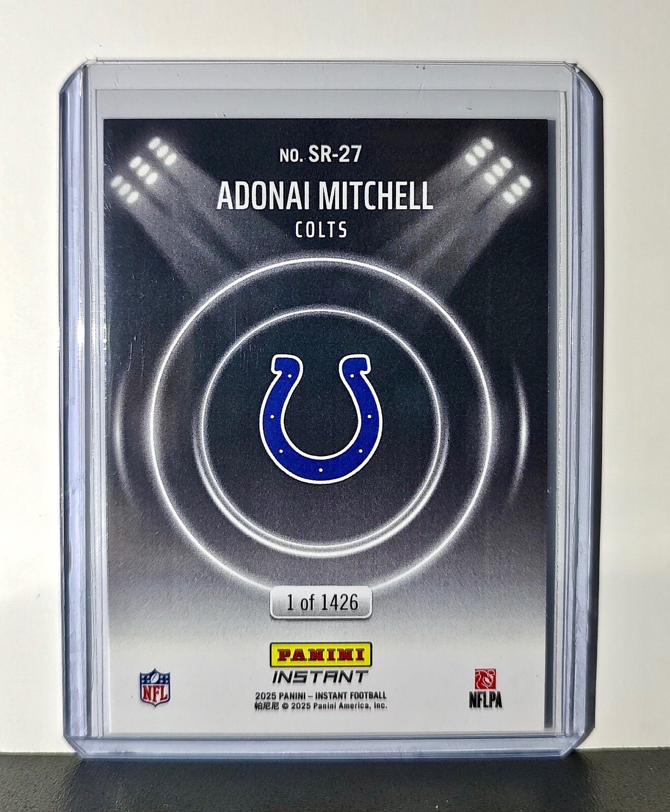Adonai Mitchell Rookie 2024 Panini Spotlight Rookies NFL #27 Colts 1 of 1426
