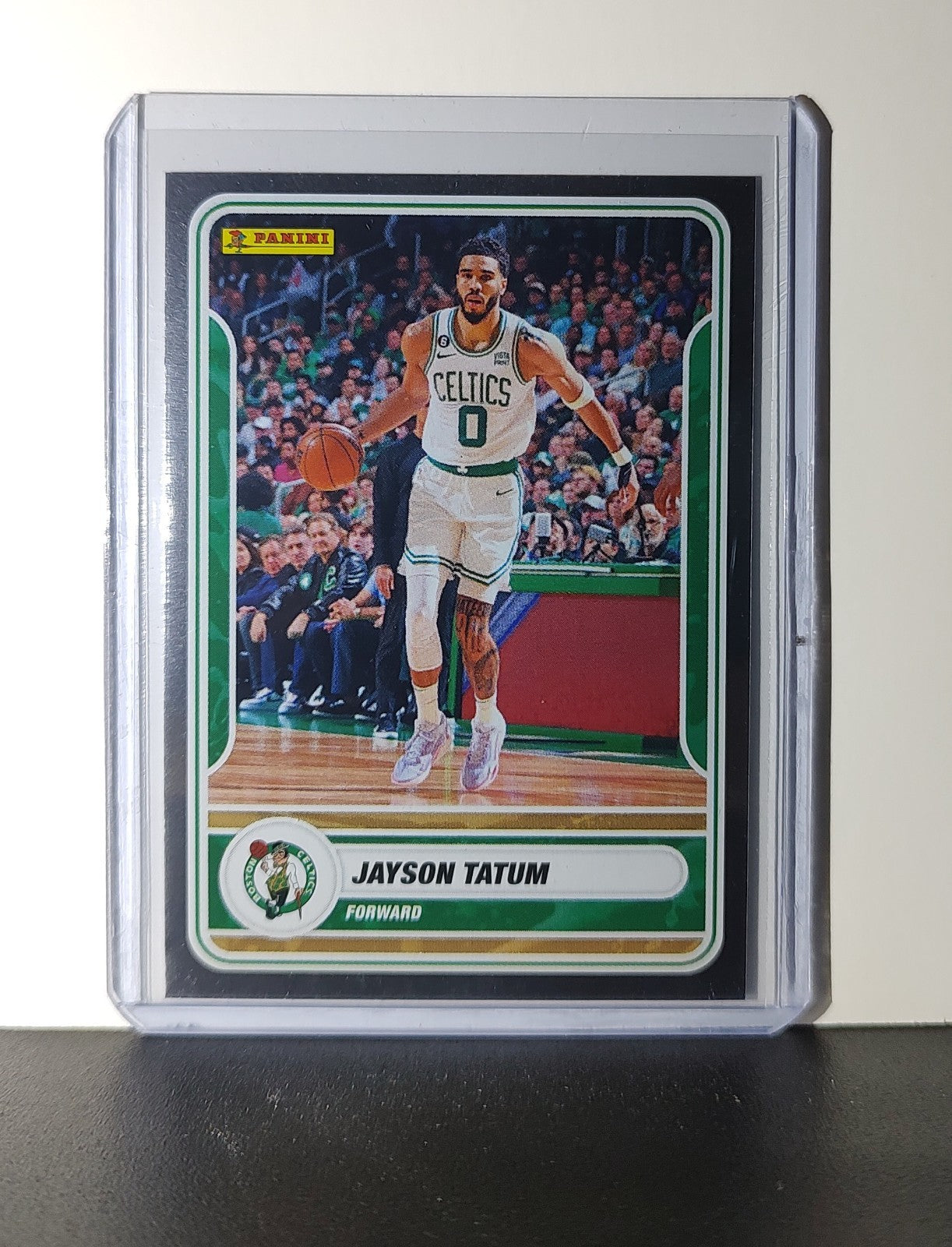 Jayson Tatum 2023-24 Panini NBA Sticker Foil Card #17 Boston Celtics