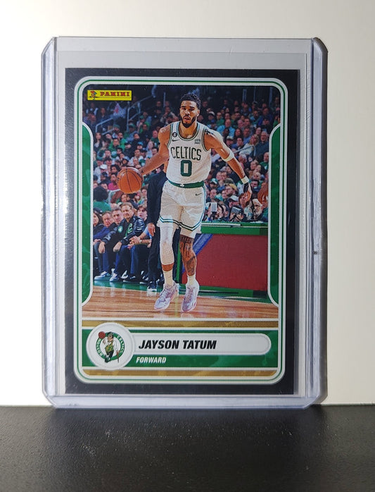 Jayson Tatum 2023-24 Panini NBA Sticker Foil Card #17 Boston Celtics