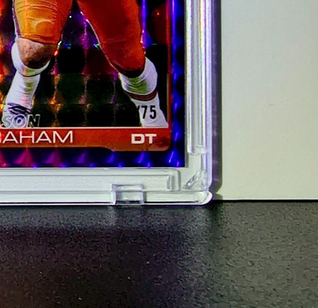 Mason Graham Rookie 2025 NFL Topps Chrome #302 Purple Refractor Browns 10/75
