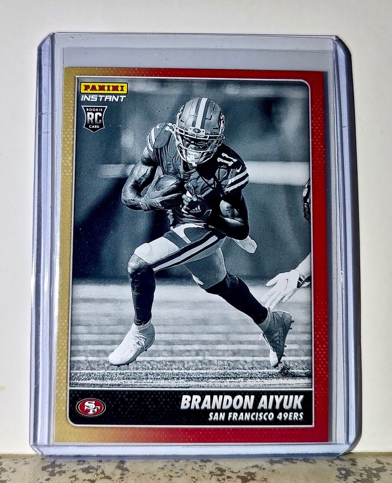 Brandon Aiyuk 2020 Panini NFL #1 Black and White Rookies Card SF 49ers 1 of 518