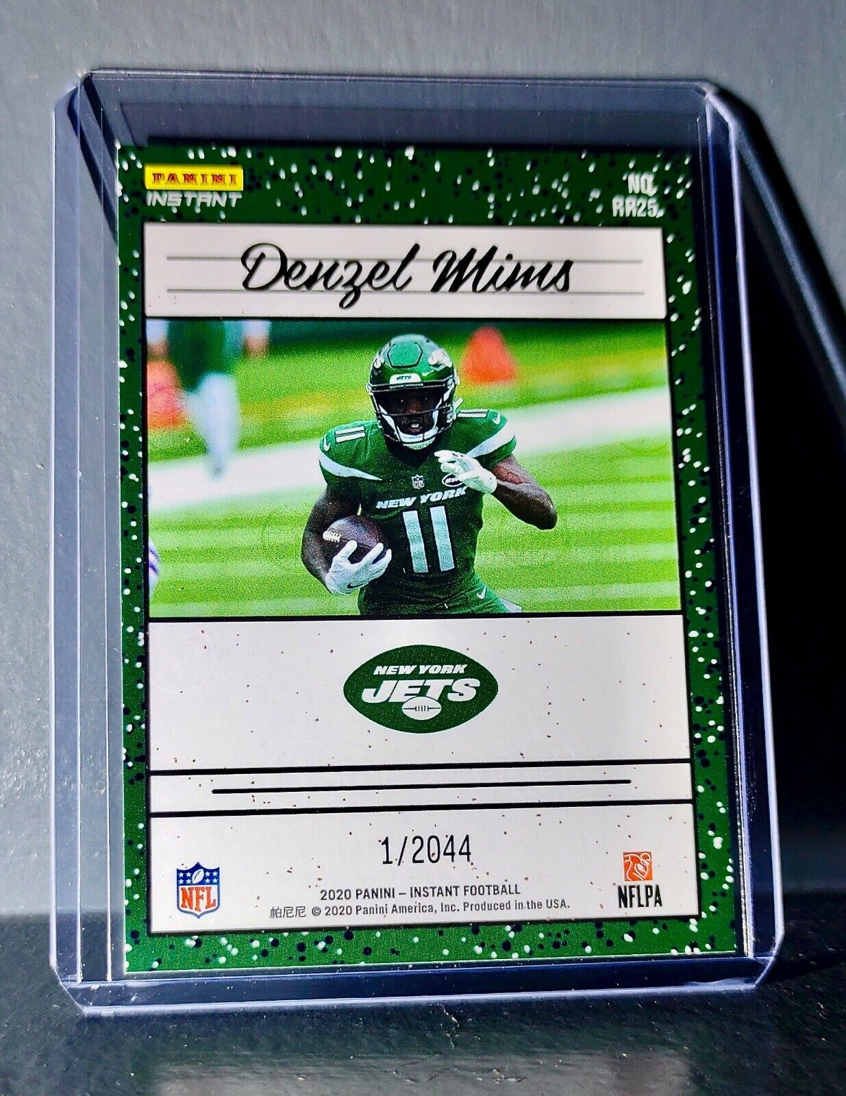 Denzel Mims 2020 Panini NFL Rated Rookie Retro #25 Rookie Football Card 1/2044