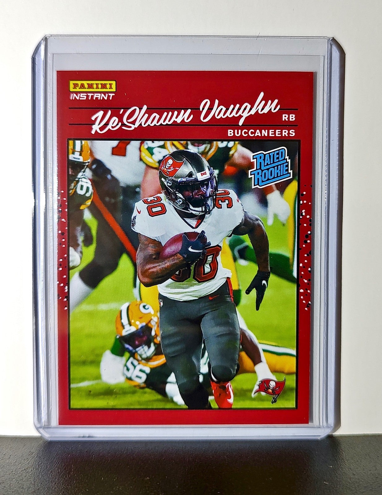Ke'Shawn Vaughn Rookie 2020 Panini NFL #28 Rated Rookie Tampa Bay Buccaneers